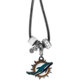 Miami Dolphins Euro Bead Necklace
